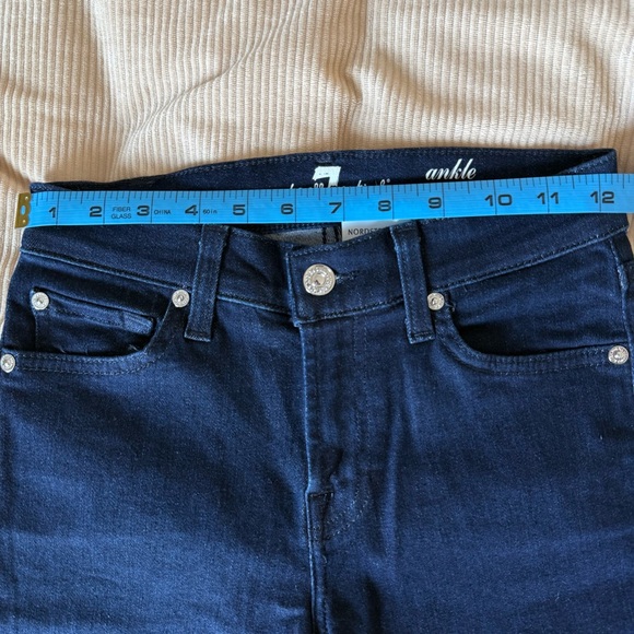NWT 7 For All Mankind Ankle Gwenevere Skinny Jeans Size 24 - Picture 11 of 14